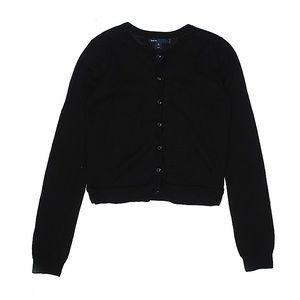 Black warm wool cardigan GAP